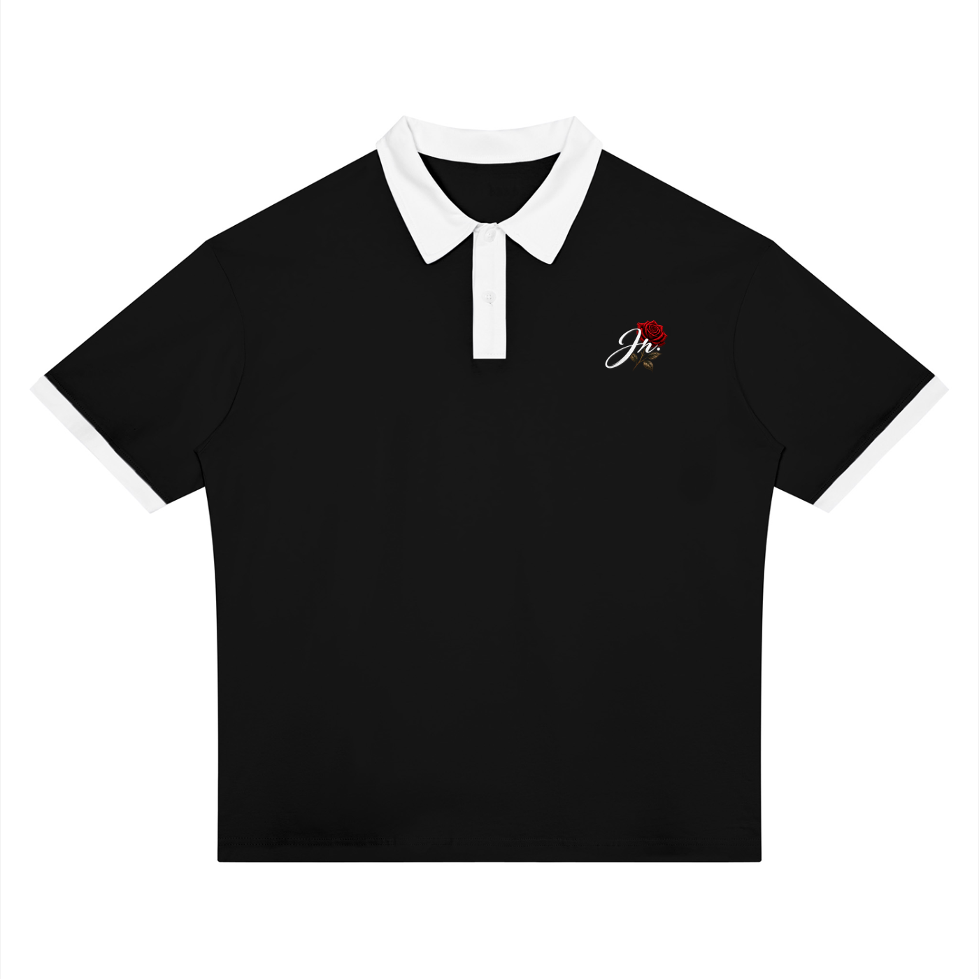 Unisex Color Block Polo Shirt