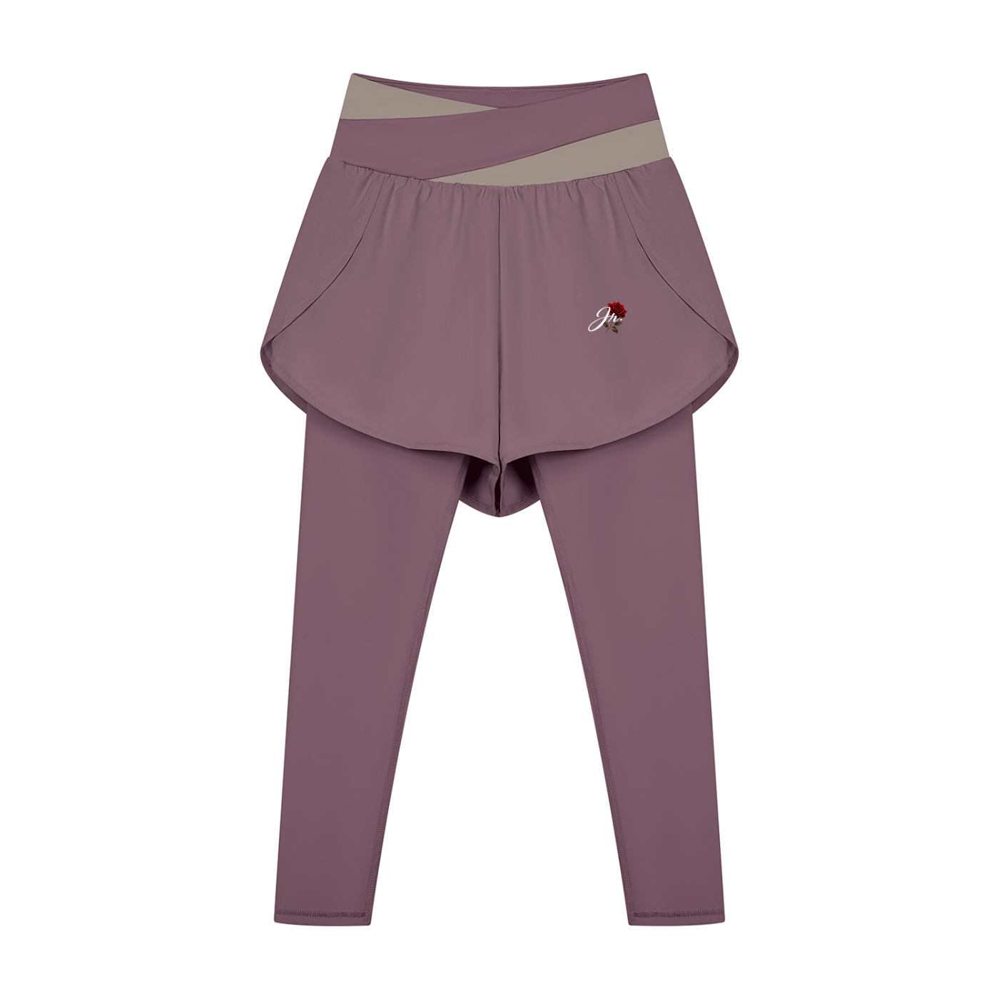 Women's Paneled High Waisted Yoga Leggings