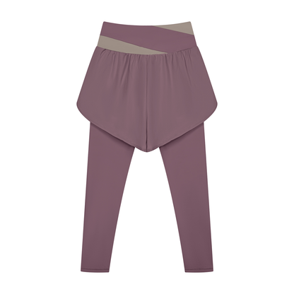 Women's Paneled High Waisted Yoga Leggings