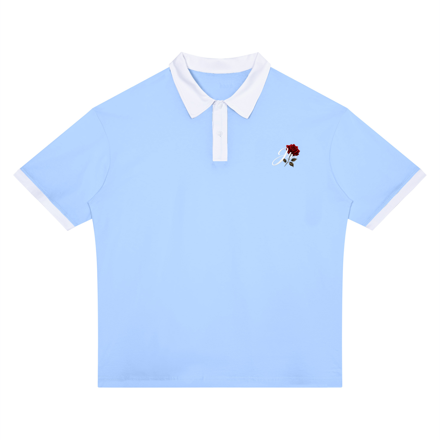 Unisex Color Block Polo Shirt
