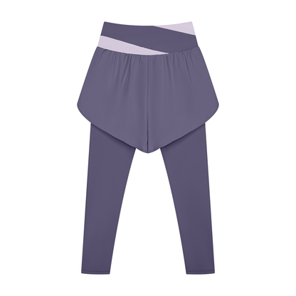 Women's Paneled High Waisted Yoga Leggings