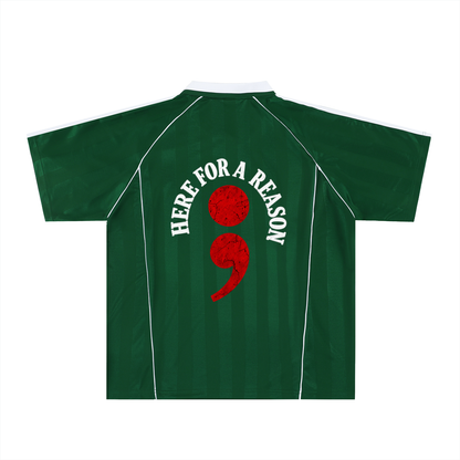 Shadow Stripe Collared Soccer Jersey