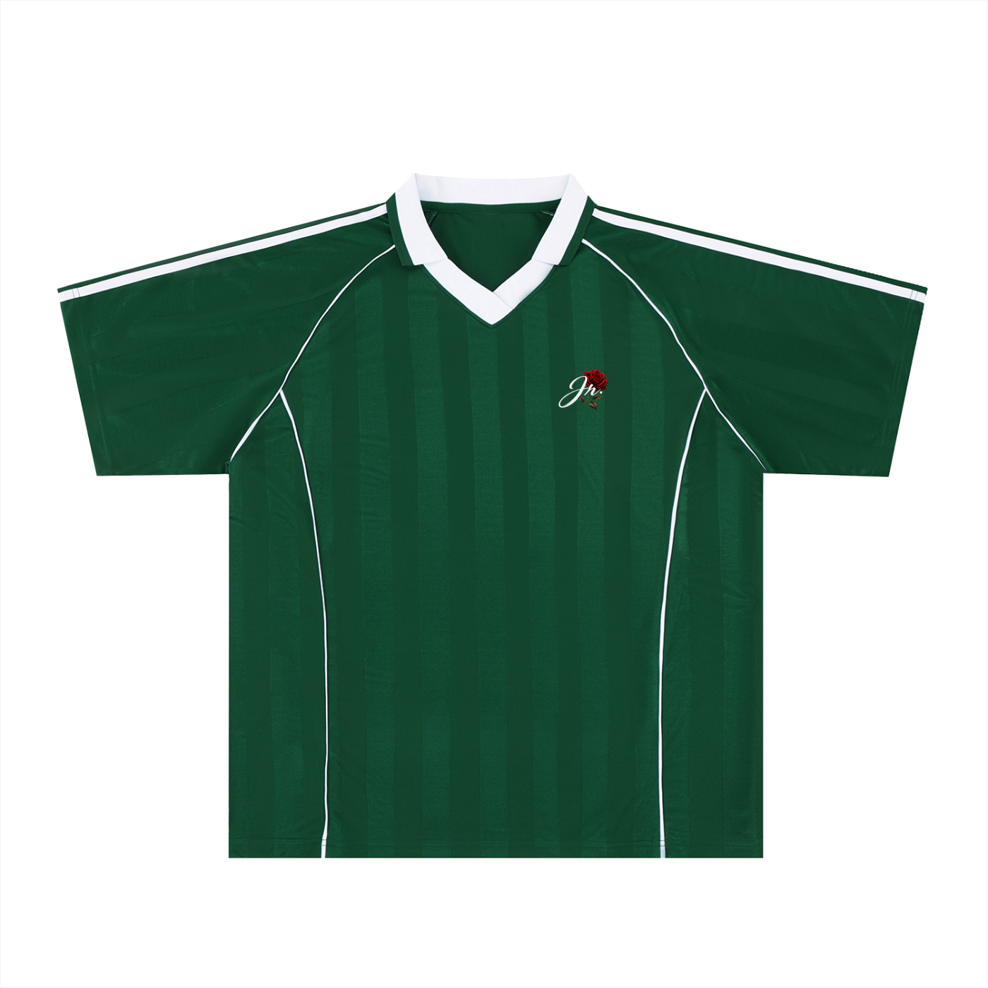 Shadow Stripe Collared Soccer Jersey