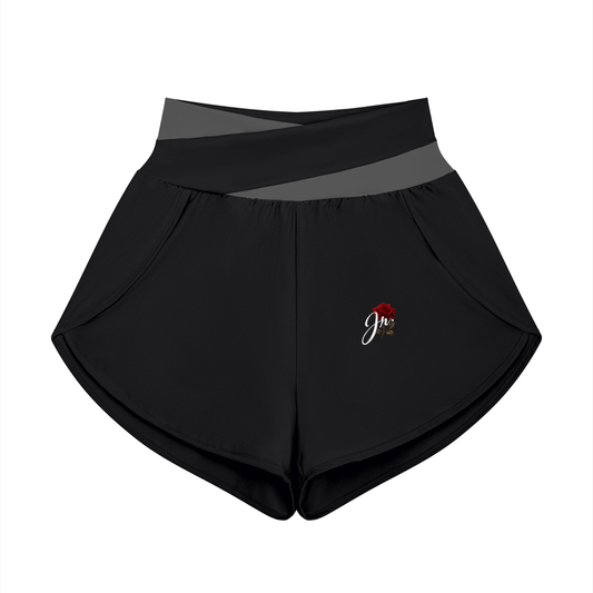 Panelled Yoga Shorts