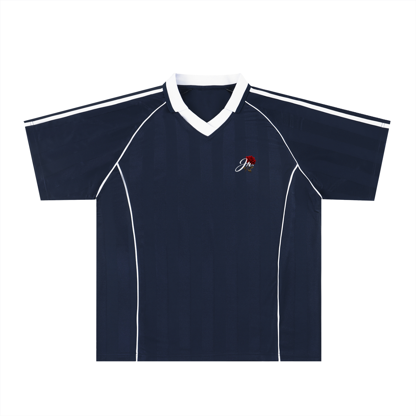 Shadow Stripe Collared Soccer Jersey
