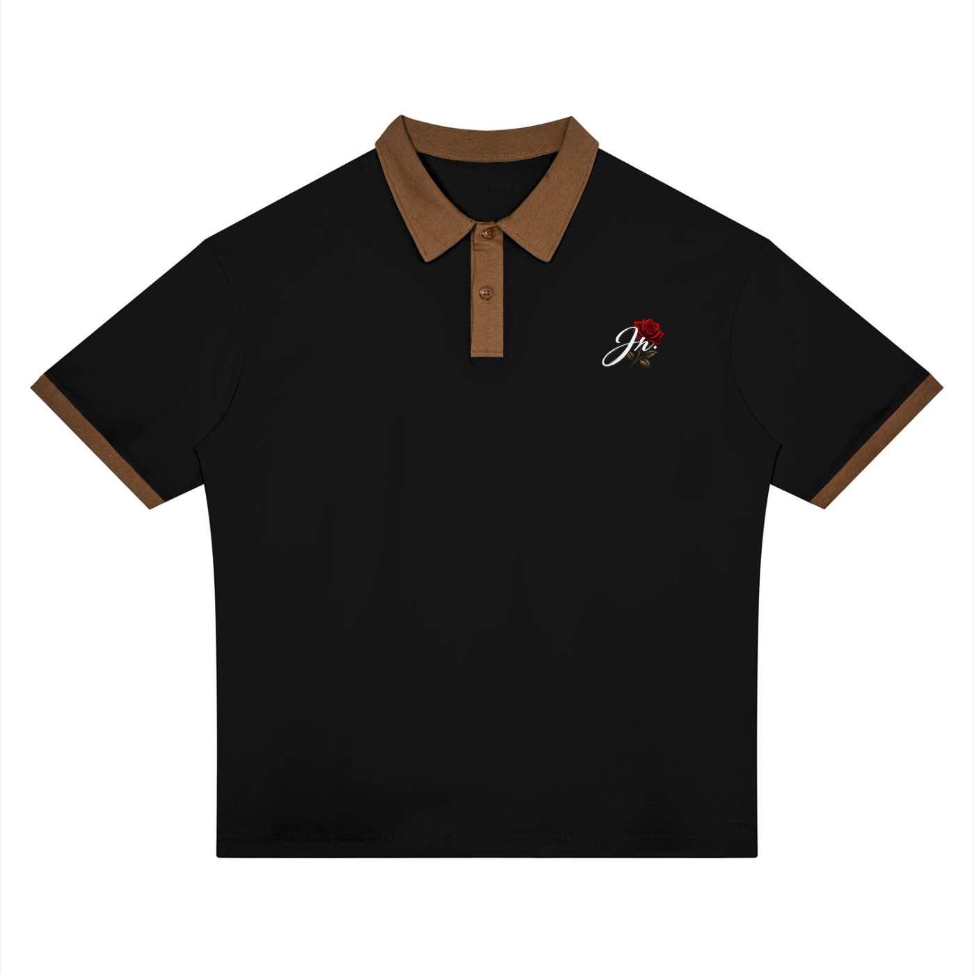 Unisex Color Block Polo Shirt