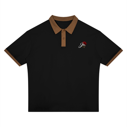 Unisex Color Block Polo Shirt