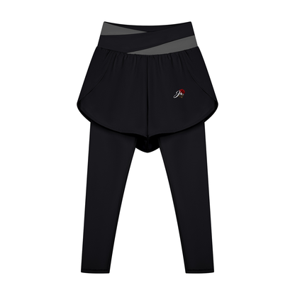 Women's Paneled High Waisted Yoga Leggings