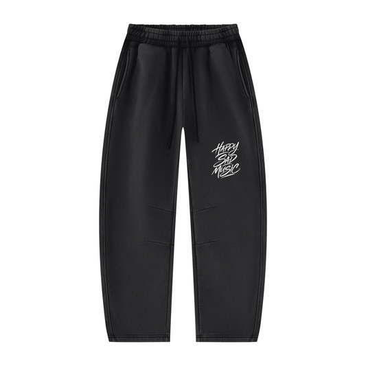 HSM Vintage Wash Barrel Leg Fleece Sweatpants