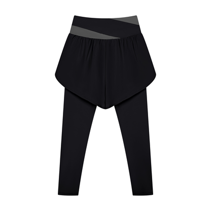 Women's Paneled High Waisted Yoga Leggings