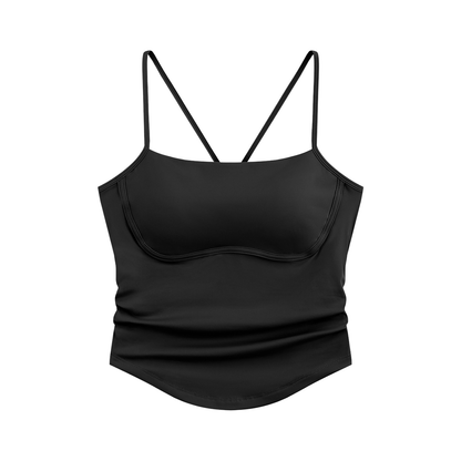 Women's Ruched Yoga Tank Top