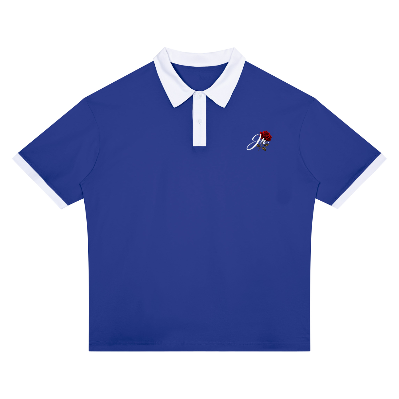 Unisex Color Block Polo Shirt