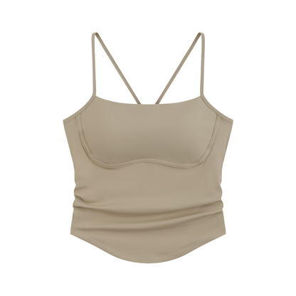Women's Ruched Yoga Tank Top