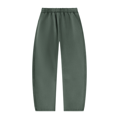 HSM Vintage Wash Barrel Leg Fleece Sweatpants
